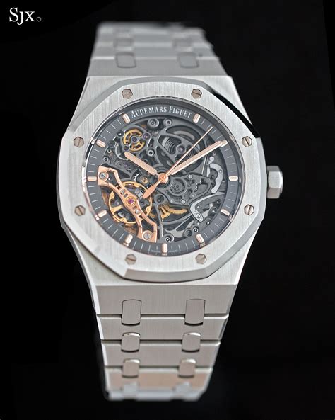 replica audemars piguet skeleton|audemars piguet royal oak open worked skeleton.